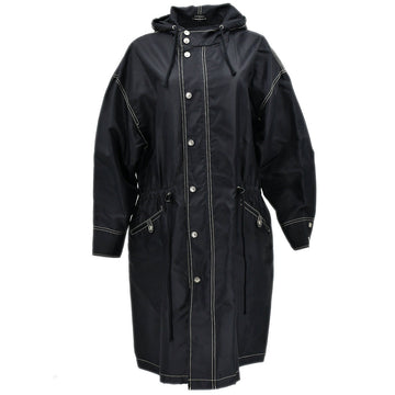 Chanel Hooded Coat Black