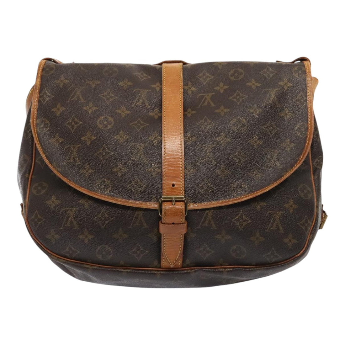 Louis Vuitton Saumur 35  Canvas Shoulder Bag