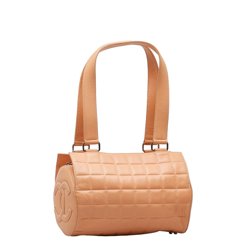 Chanel  Chanel CHOCOLATE BAR HANDBACK RAMSKIN PINK