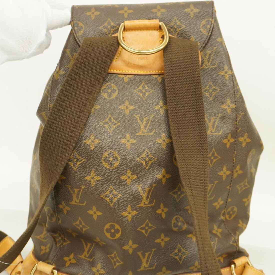 Louis Vuitton Montsouris  Canvas Backpack Bag
