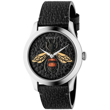 Gucci Women's G-Timeless Black Dial Watch