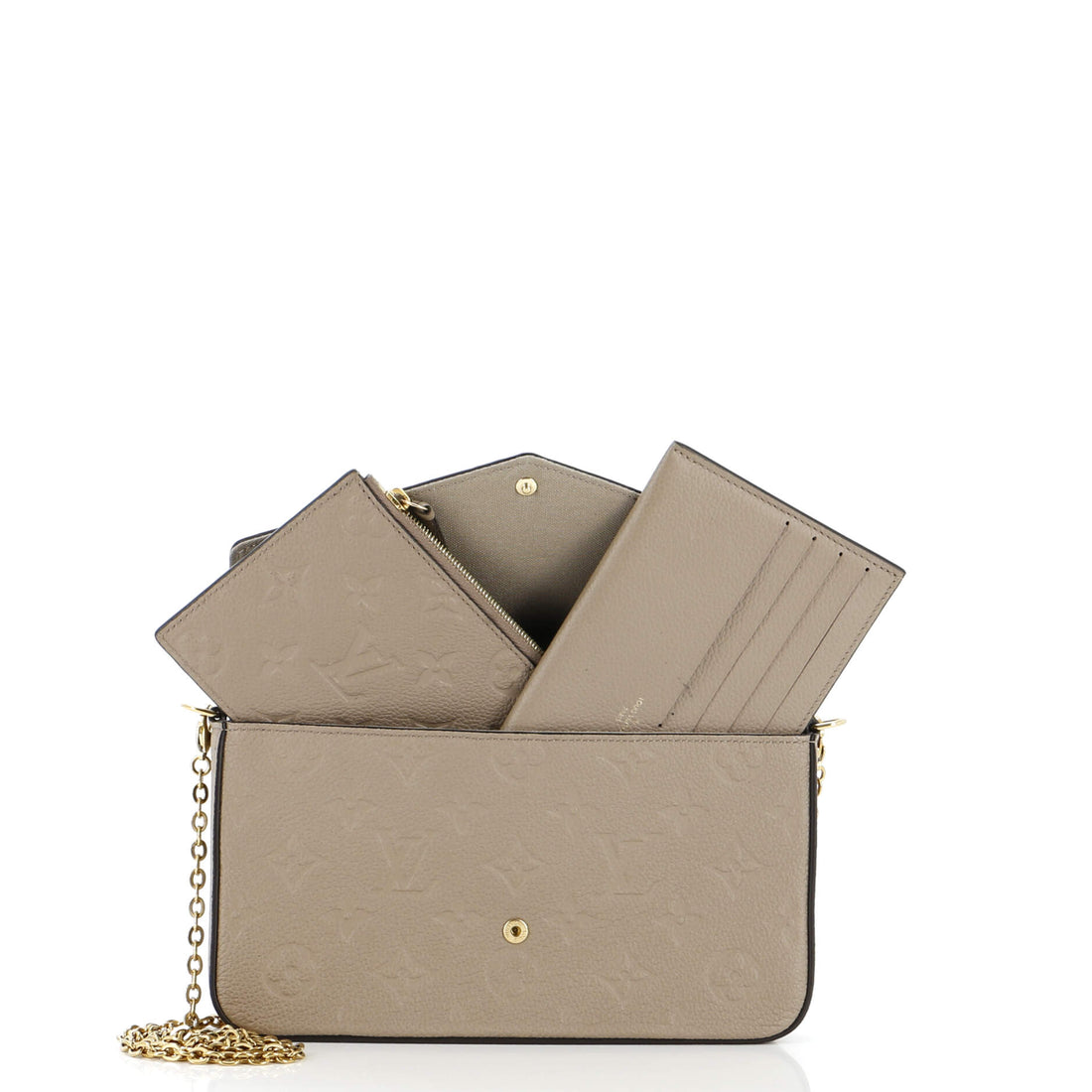 Felicie Pochette Monogram Empreinte Leather