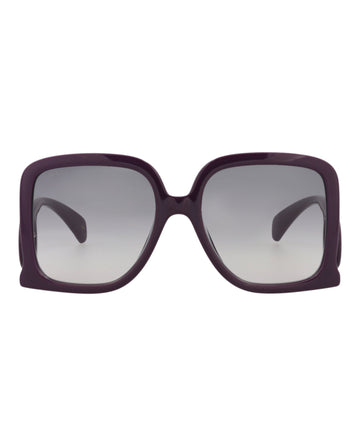 Square-Frame Injection Sunglasses