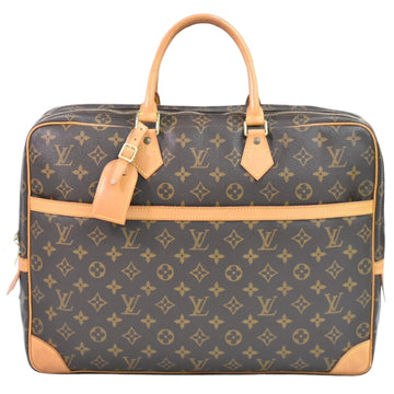 Louis Vuitton Porte Documents Voyage  Canvas Briefcase Bag