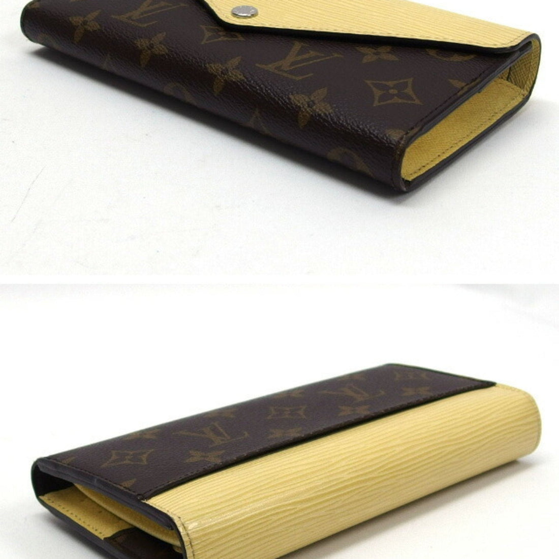 Louis Vuitton Sarah  Canvas Wallet