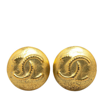 Chanel  Coco Mark Earrings Gold