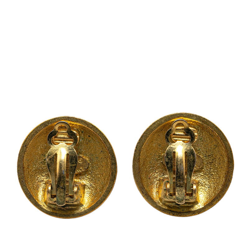 Chanel  Coco Mark Earrings Gold