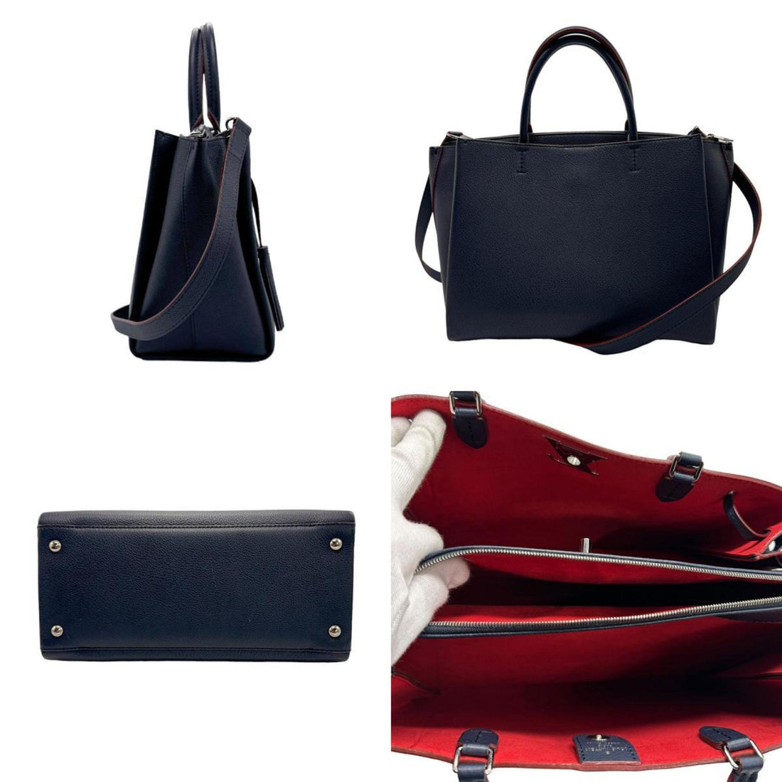 Louis Vuitton Lockme  Leather Tote Bag
