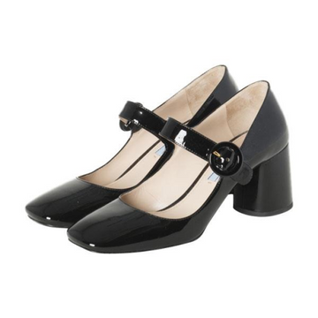 Prada  Leather Mary Jane Pumps