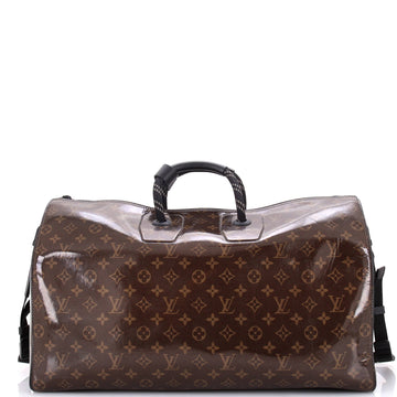 Keepall Bandouliere Bag Limited Edition Monogram Glaze Canvas 50