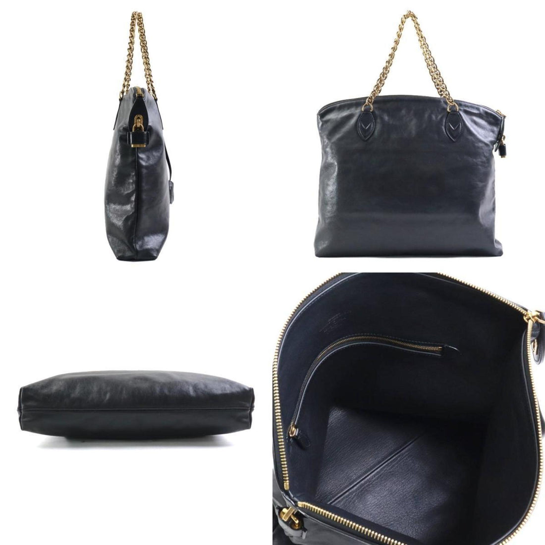 Louis Vuitton Lockit  Leather Tote Bag