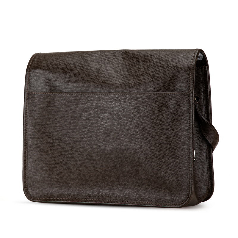 Louis Vuitton Taiga Alexei Shoulder Bag Brown