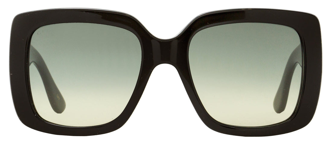 Gucci Women's Square Sunglasses GG0141SN 001 Black/Gold 53mm