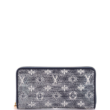 Zippy Wallet Monoglam Jacquard Canvas