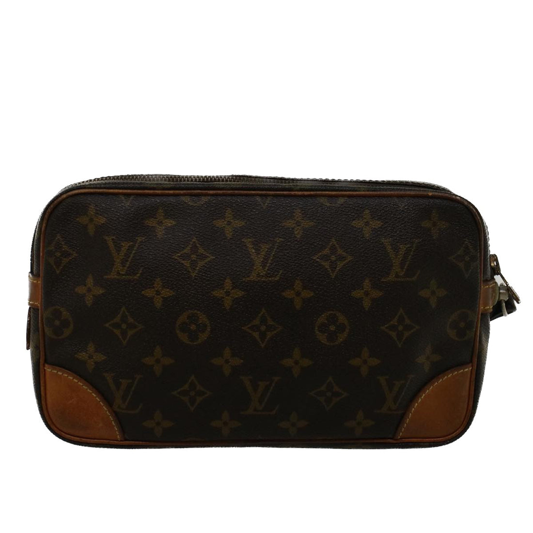 Louis Vuitton Marly Dragonne  Canvas Clutch Bag
