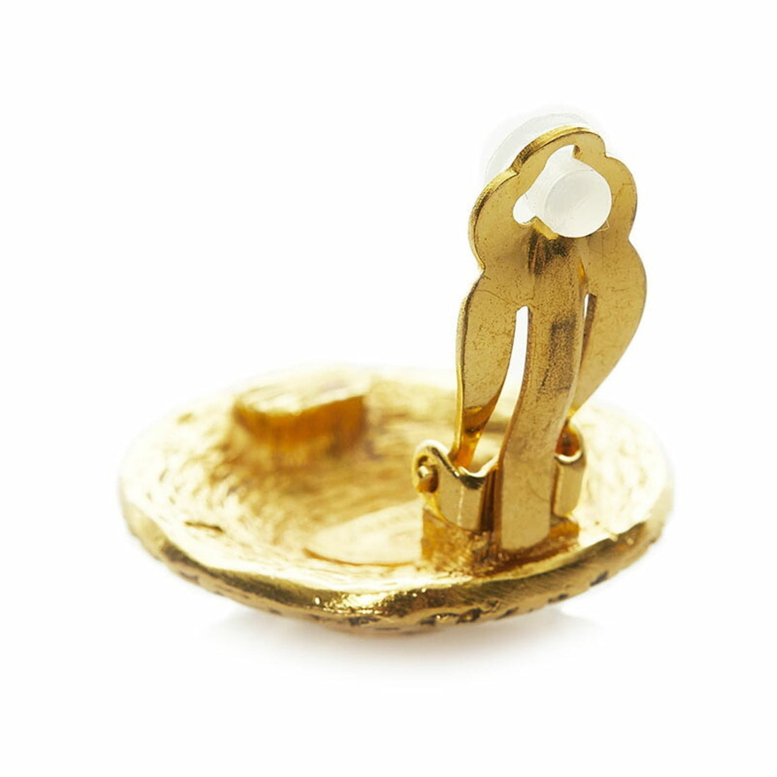 Chanel coco mark earrings gold plating ladies