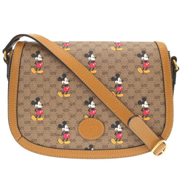 Gucci x Disney GG Supreme  Shoulder Brown 602694 Bag