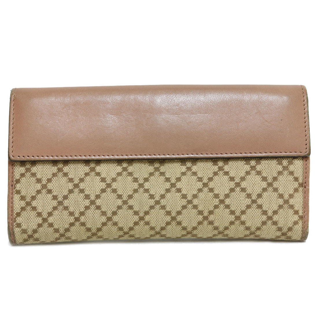 Gucci long wallet Diamante Brown Ladies