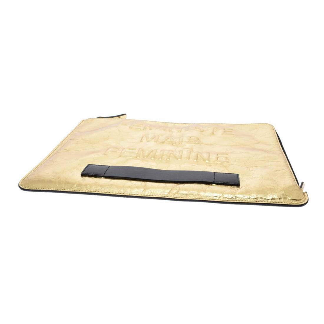 Chanel VETEZCOCO gold men's calf clutch bag