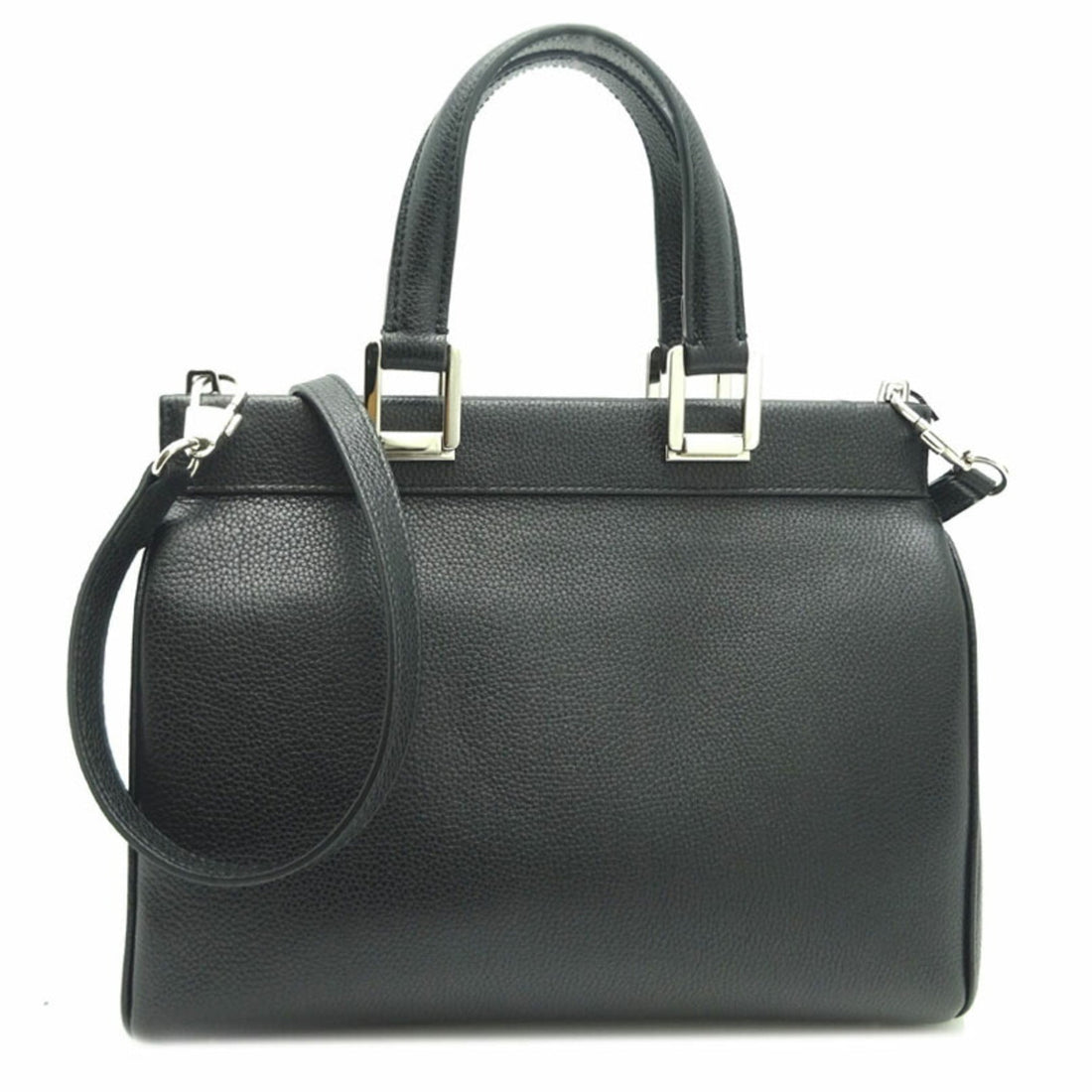 Gucci Zumi  Women's Handbag 569712 Grain Leather Black