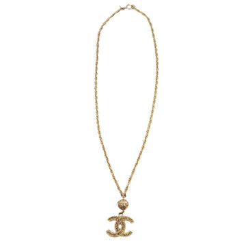 Chanel necklace made in 1985 here mark ladies gold color