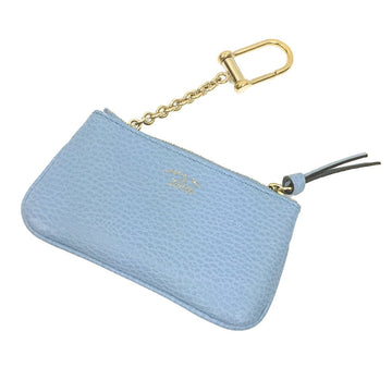 Gucci coin case 368879 purse leather  blue wallet aq5286