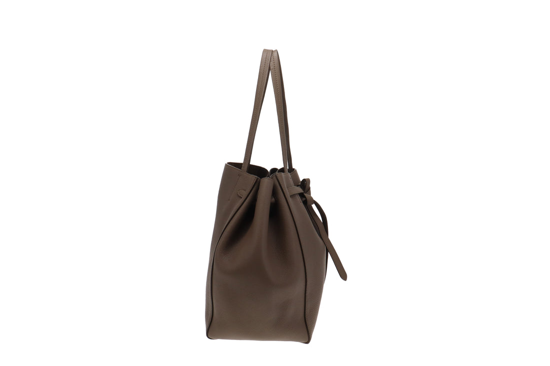 Celine Taupe Soft Graied Calfskin Small Cabas Phantom