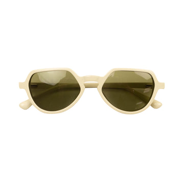 DRIES VAN NOTEN X LINDA FARROW VINATGE Ivory Sunglasses
