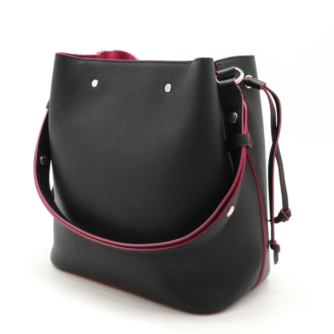 Louis Vuitton Lockme Bucket  Leather Shoulder Bag