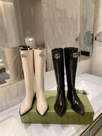 SE700   Size 5-10   Heels:3cm Shaft measures approximately 15.5 from arch Material: Cowhide  Lining: Sheep skin