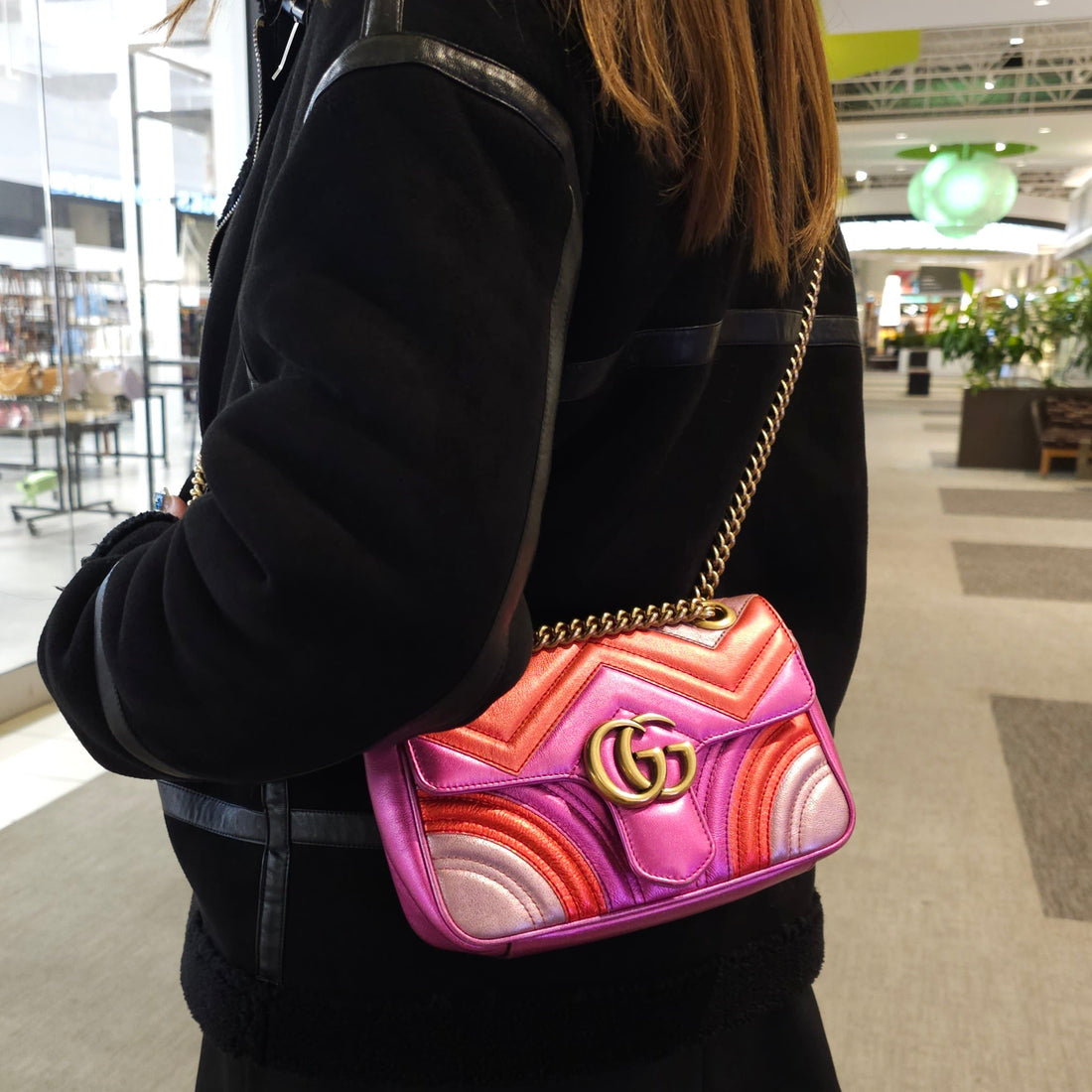 Gucci GG Marmont Matelasse Shoulder Bag TWS