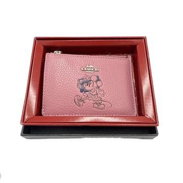 New! Disney Minney Mo Designer ID Holder By Coach