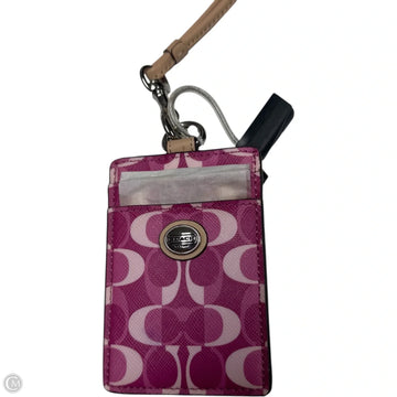 Lanyard Designer By Coach, Size: Medium