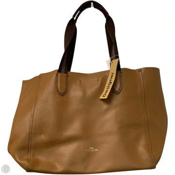 Tote Designer By Coach, Size: Medium