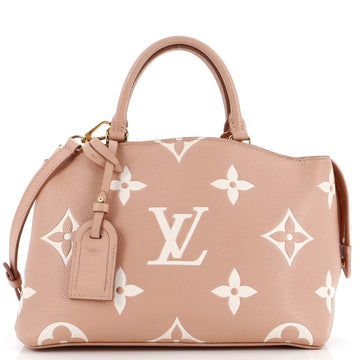 Petit Palais Handbag Bicolor Monogram Empreinte Giant