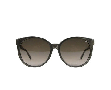 Gucci Women's ivory  Acetate Round Sunglasses GG Logo