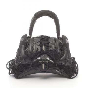 Balenciaga Leather Fabric Top Handle Bag 661723