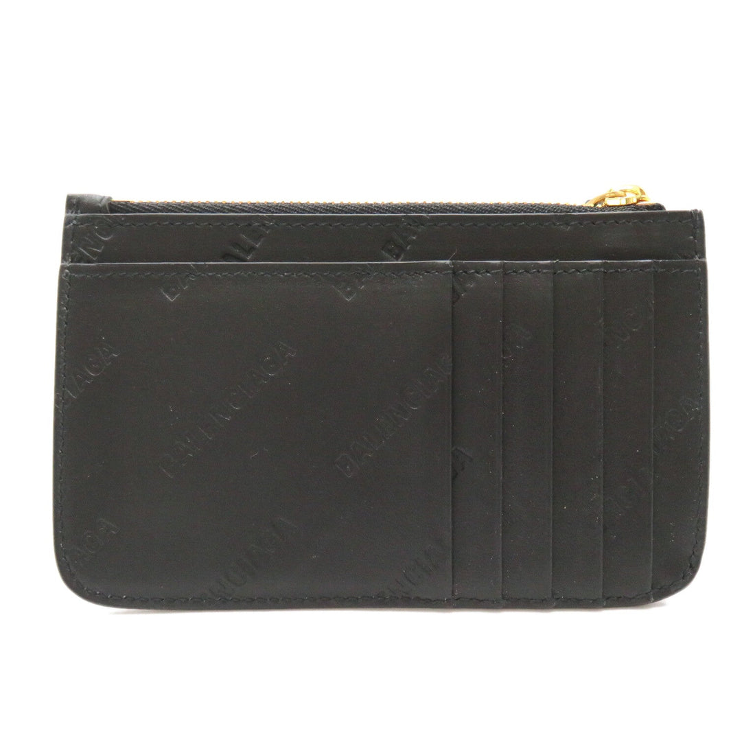 Balenciaga Leather Long Coin & Card Holder