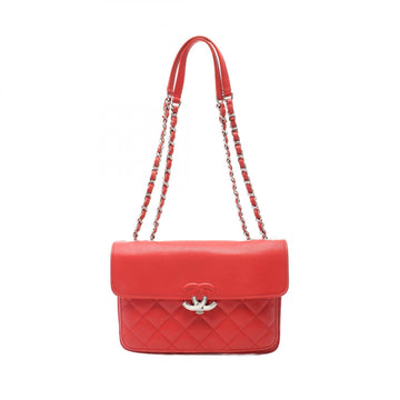 Chanel Matelasse Half Coco Leather Shoulder Bag