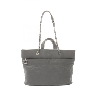 Chanel Caviar Skin Matelasse Tote Bag