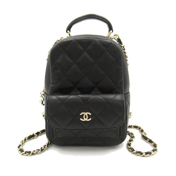Top Quality Chanel Caviar Skin Matelasse Backpack Black