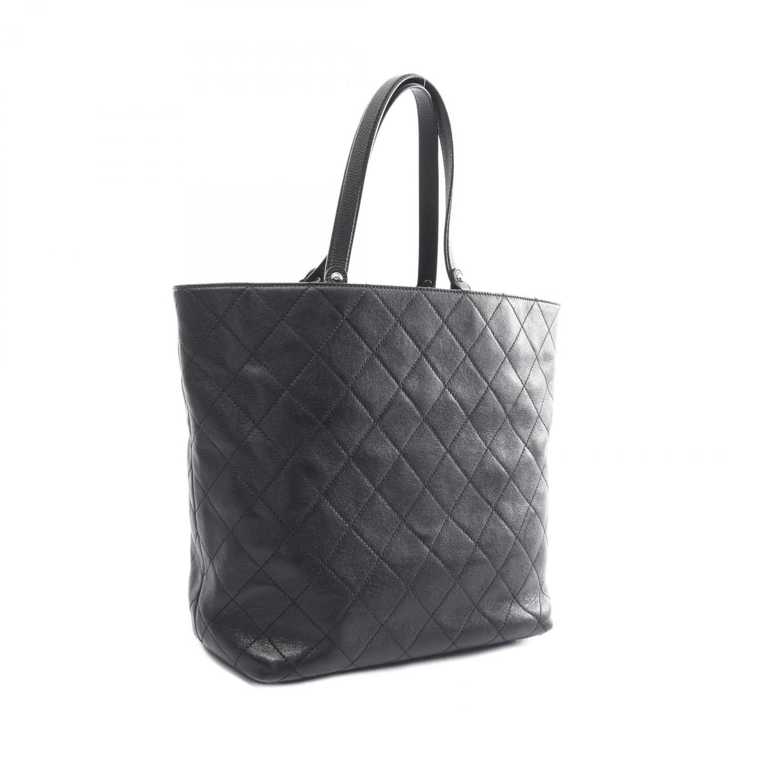Chanel Matelasse Leather Tote Bag Black