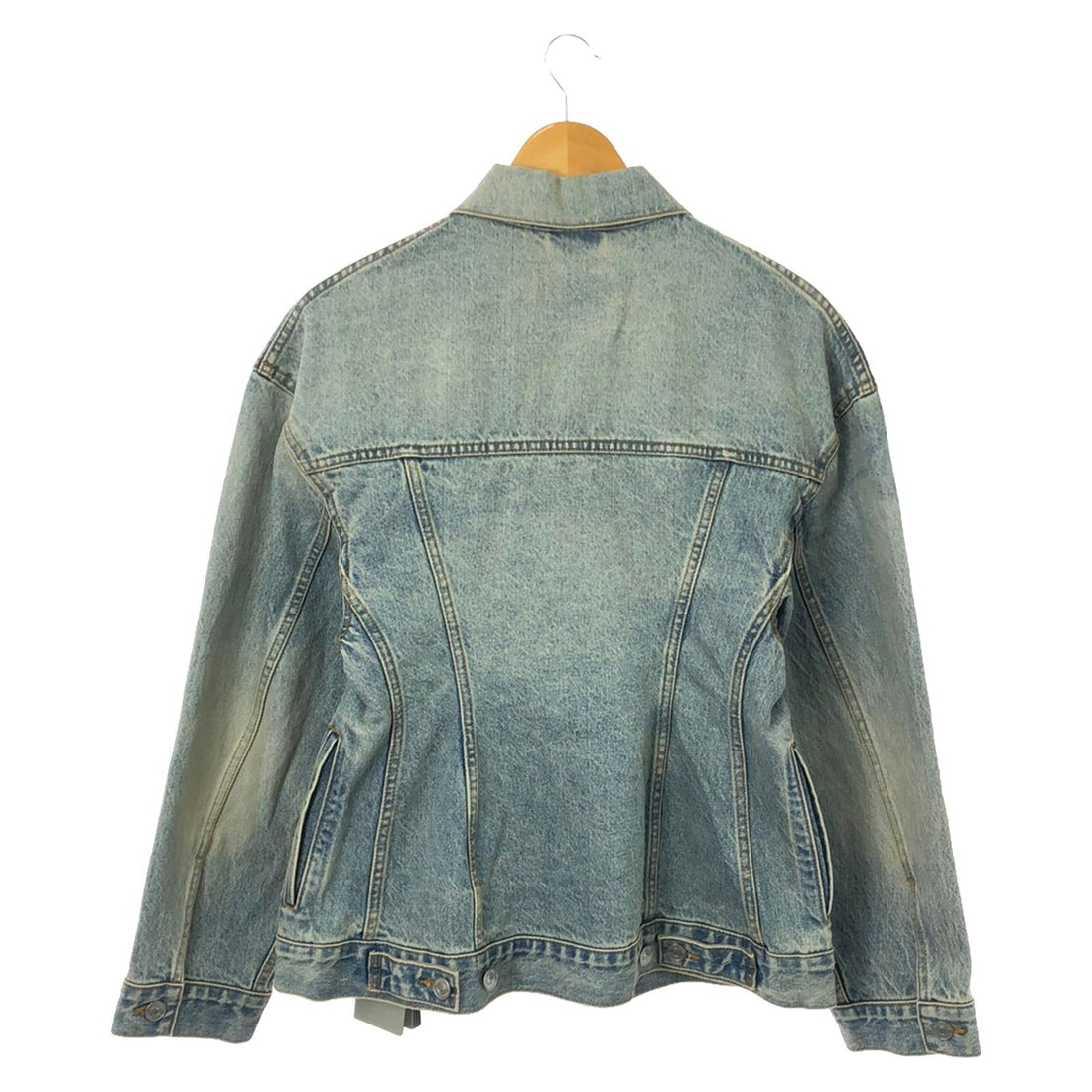 Balenciaga Denim Jacket Cotton Blue