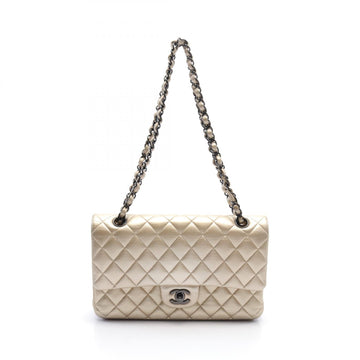 Top Quality Chanel Leather Matelasse W Flap Shoulder Bag A01112
