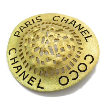 Chanel Gold Plated Brooch