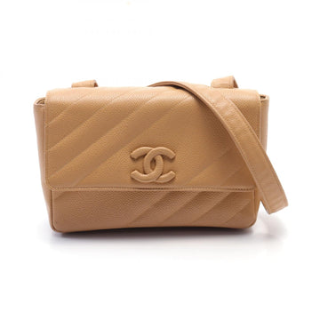Chanel Caviar Skin Coco no mark Shoulder Bag