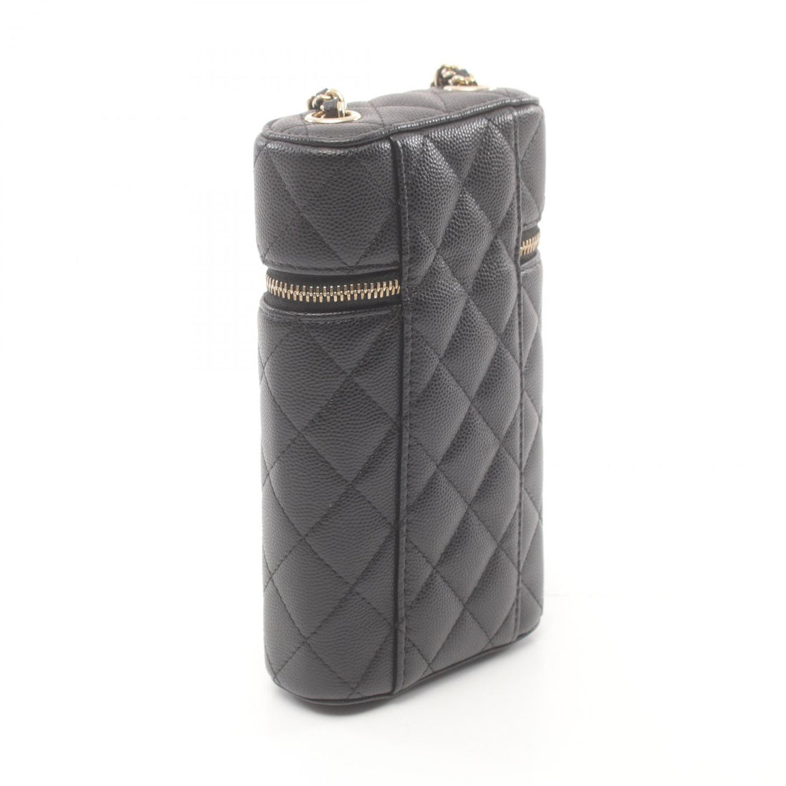Chanel Caviar Skin Matelasse Phone Holder Bag