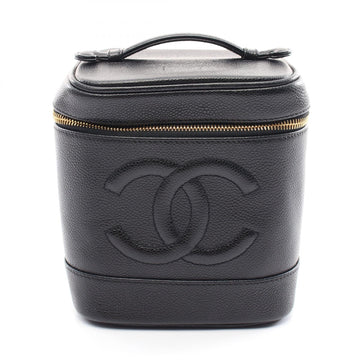 Chanel Togo/epsom/caviar/clemence/callfskin/cowhide/lambskin Skin Coco Mark Handbag Black