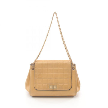 Chanel Lambskin Chocolate Bar Shoulder Bag