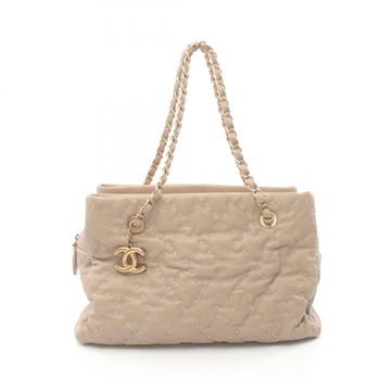 Chanel Leather Wild Stitch Shoulder Bag